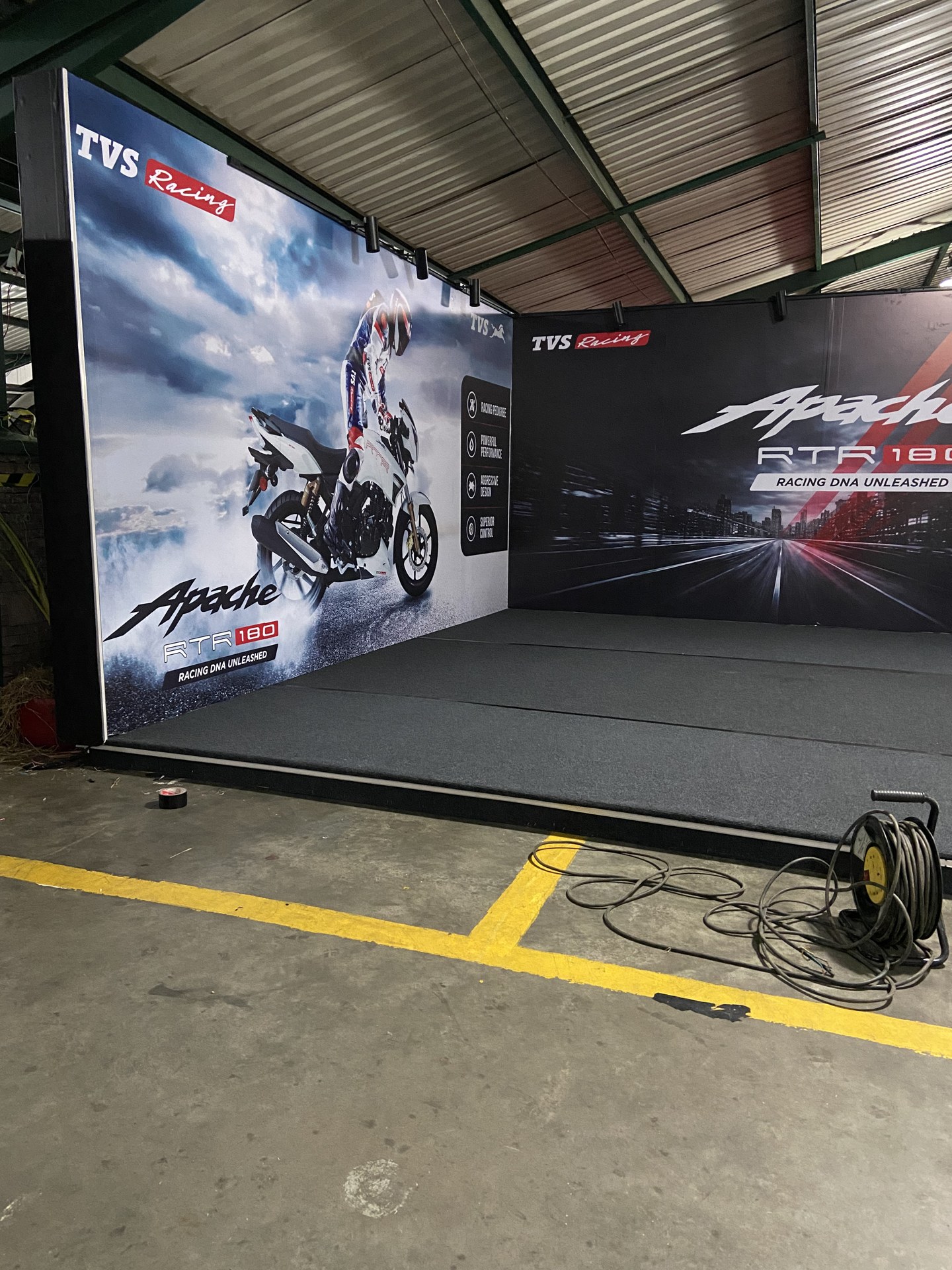 TVS Apache RTR 180 — Village Market Auto Show Experience 2026 — photo 4